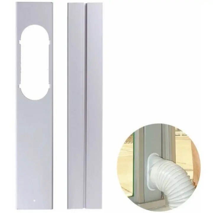 Placa DE LA Ventana ajustable para aire acondicionado Móvil universal, férula de 55-110 cm, 5510, opening de 7.520 cm, 2 Unidades SSITO - 1