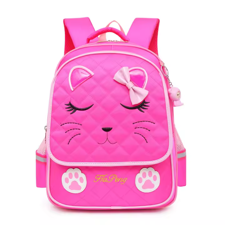 Mochipa de Escuela primary para Niñas-ZP-Mochila-Pink-Nylon impermeable y duradero - 1