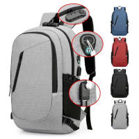 Mochila impermeable antirrobo para para hombre, bolsa trasera ligera libros, elegante, 15,6" - details 40