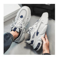 Zapatos Deportivos Casuales Para Hombre 2023 Tendencia Nueva Suela Gruesa Transpirables Malla Zapatillas Con Cordones - details 23