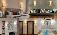 Lámpara De Pared LED Recargable Con Control Remoto Y Luz Nocturna Para Iluminación Interior Ajustable Para Dormitorio Sala De Estar Pasillo Decoración De Hogar - details 7