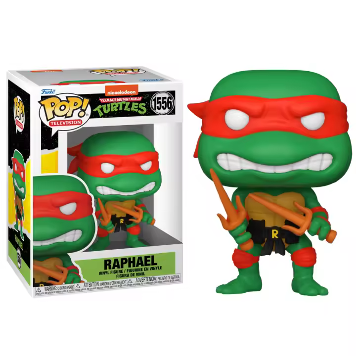 FUNKO POP! TORTUGAS NINJA - RAPHAEL, 78051, Nº1556, TIENDA CON LICENCIA OFICIAL - 1