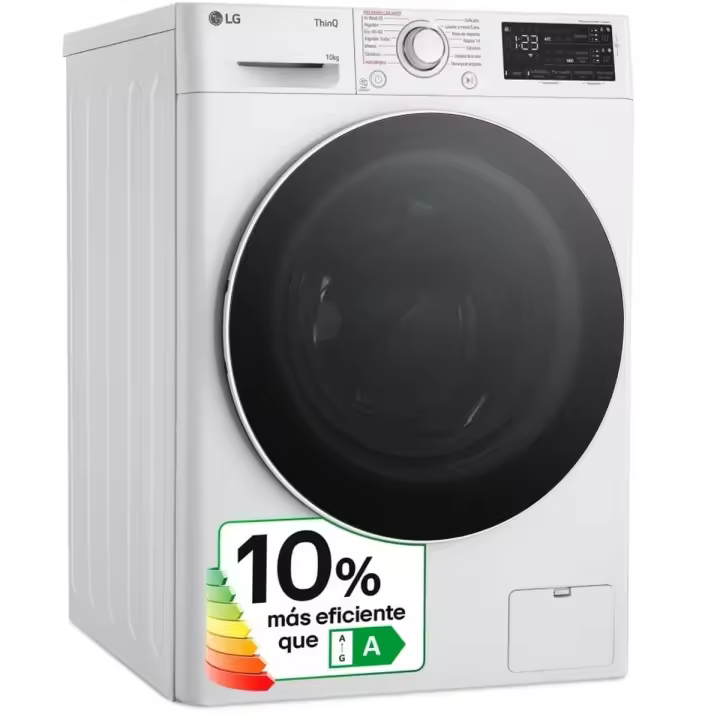 Lavadora LG F4WR5510A0W 60 cm 1400 rpm 10 kg - 1