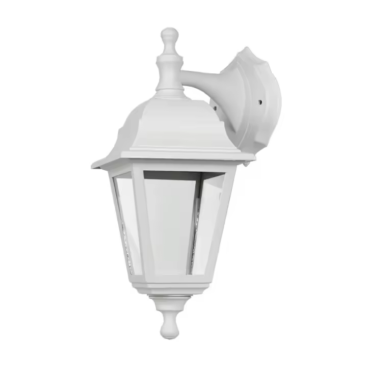 Aplique Exterior fabrilamp,modelo Albahaca ,colores blanco ,negro y Oro Viejo Ip44 Policarbonato 35x15x19,7 Cm - 1