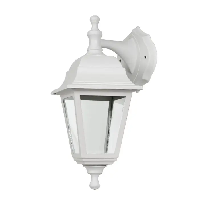 Aplique Exterior fabrilamp,modelo Albahaca ,colores blanco ,negro y Oro Viejo Ip44 Policarbonato 35x15x19,7 Cm - 1