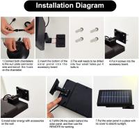 Lámpara Solar De Pendentivo Impermeable Para Exterior E Interior Con 60 LED Y Interruptor De Cuerda Iluminación Para Jardín Y Fosa - details 11