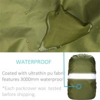 Cubierta Táctica De Lluvia Para Mochila 20/35L Reflectante Nocturno Impermeable Bolsa Camuflada Para Camping Senderismo Escalada - details 8
