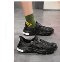 Nuevos Zapatos De Jardín Para Hombre Verano Ligeros Y Cómodos Sandalias Deportivas Y Casuales EVA Integrado Perforado Para Playa - details 21