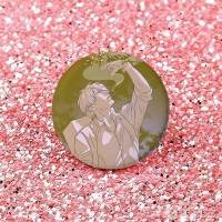 Pins De Anime Cartoon Mushishi Broche Redondo De Tinplate Para Accesorios De Bolso Regalos Souvenir Broche De Solapa - details 7