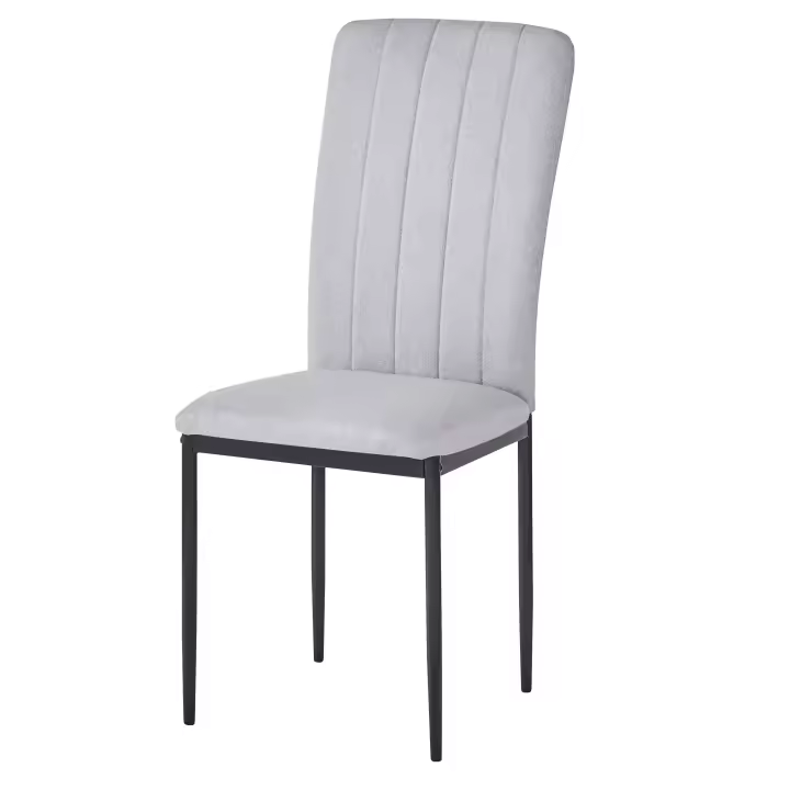 Pack 2 Sillas de Salón Comedor Trenton Cotemporáneo Color Gris Ceniza - 1