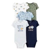 Ropa para niños, novedad de verano, mono triangular de manga corta para bebés, ropa para gatear, mono de bebé de cinco piezas - details 38