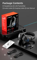 Auriculares Inalámbricos Profesionales TAIDU T01 Con Micrófono 2.4G Bluetooth Y Cable 50mm Para Gaming En PC Laptop Y Móvil - details 12