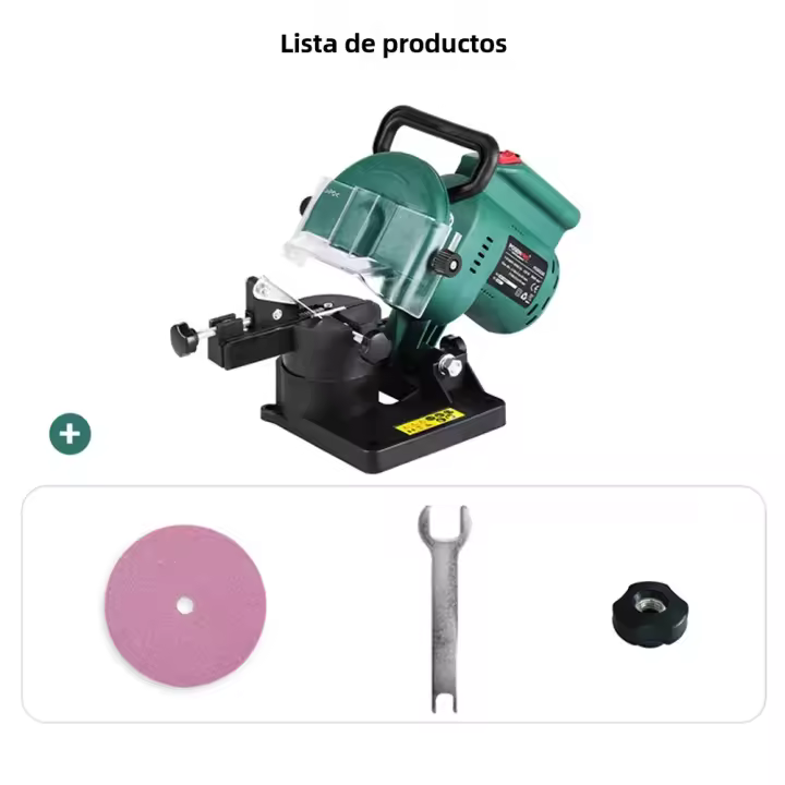 Afilador De Motosierra Eléctrico Portátil 220W Con Cadena De 100mm Ajustable En Ángulo 8500RPM Herramientas De Jardín - 1