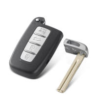 Carcasa De Llave Inteligente KEYYOU Para Coche 2/3/4 Botones Para Hyundai IX35 Sonata 8 Elantra Y Kia K2 K5 Sportage Forte Repuesto ABS - details 4