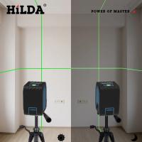 Nivel Laser HILDA 2 Líneas Recargable Por USB Mini Nivel Laser Auto Nivelado Con Láser Verde Rayos Horizontales Y Verticales - details 13