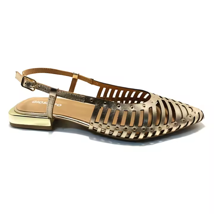 Gioseppo Jericho   Mules  Planas  Para Mujer Color Platino. - 1