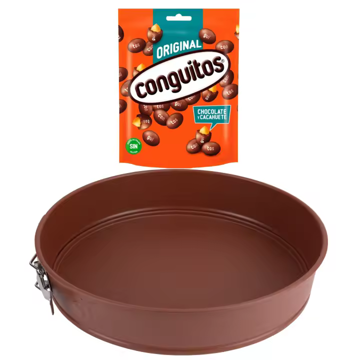 Pack repostería:CONGUITOS NEGROS DOYPACK 220G+Molde tarta 26x6.5cm acero agros - 1