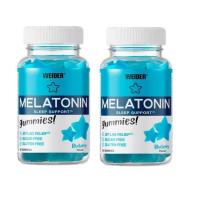 Weider 2uds. Melatonin blue raspberry 60 Gominolas Melatonina Ayuda a dormir - details 1