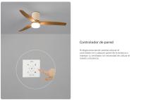 CREATE - Ventilador de Techo 40W Silencioso Ø112cm o Ø152cm) - 6 velocidades, Función verano/invierno,  Motor color Blanco, Con Luz- WIND CALM - details 4