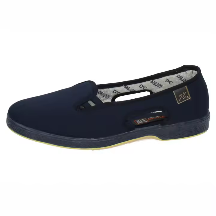 Zapatillas marca DOCTOR CUTILLAS para señora en color azul. ZAPATILLAS TELA LONA - 1