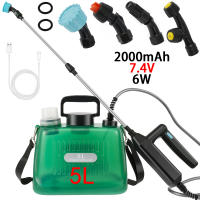5L Rojelladora Eléctrica Con Luz Y Correa Para Jardín Y Paisajismo Recargable Por USB 2000/2400mAh Control De Malezas Y Riego De Pesticidas - details 0