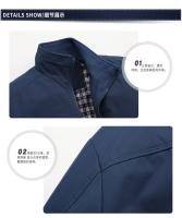 Chaqueta De Bola De Moda Slim Para Hombre 2024 Primavera Otoño Material 100% Poliéster Tallas M-6XL 8XL Top Casual Solido - details 9
