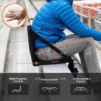 Cojín calefaccionado para asiento de estadio, soporte para la espalda, portátil, plegable, para acampar, conciertos, camping, cojín calefaccionado para asiento - details 3