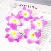 10Pcs Flores Artificiales 5CM Para Decoración De Hogar Fiesta Boda Jardín Accesorios Para Coronelas Y Manualidades - details 8