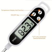 Termómetro Digital Para Alimentos Con Pantalla LCD Y Probar Para Carne Y Bebidas Lectura En Tiempo Real Electrodoméstico De Cocina - details 14