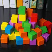 20PCS Bloques De Madera Cuadrados De 2CM Cubos De Madera Deshechos Para Manualidades DIY Material De Modelo - details 4