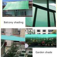 Toldo, Red de Sombra Superior, Red de Protección Solar Verde, Red de Sombra Permeable al Agua, para Exterior, Patio Trasero, Jardín, Planta, Invernadero, with Cuerda (3x4m) vela de Sombra - details 2