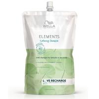 Wella Elements Calming Shampoo Recarga 1000 Ml. | Champú suave especialmente formulado para calmar y equilibrar el cuero cabelludo sensible. - details 0