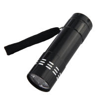 Lámpara De Luz Ultravioleta Mini 9 LED 50LM 395nm Detector Portátil Para Senderismo Antideslizante Sin Regulación De Foco Material De Aleación De Aluminio - details 4
