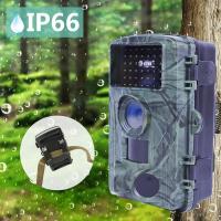 Cámara de rastreo para caza impermeable al aire libre, trampa para fotos, visión nocturna infrarroja activada por movimiento, Wi-Fi, cámara 4K de 60MP 1600 en algún lugar - details 3
