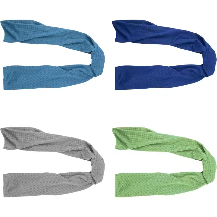 Paquete de 4 toallas refrescantes (90 x 30 cm), toallas de hielo, toallas de microfibra para gimnasio, entrenamiento, fitness, correr, hacer ejercicio y más (colores aleatorios) - 1