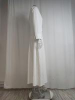Vestido Largo De Mujer Con Cintura Irregular Manga Larga En Color Sólido Con Encaje Vestido De Oficina Para Primavera Y Verano - details 16