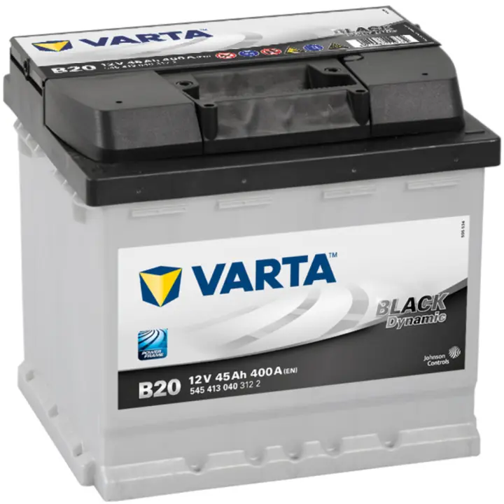 Batería de coche Varta B20 Black Dynamic. 12V - 45Ah/400A (EN) 545 413 040 312 2 Caja L1 - 1
