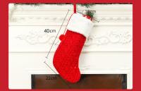 Bolsa De Dulces De Santa Claus Para Colgar En El Árbol De Navidad Calcetín De Navidad Decoración Para El Hogar Regalo De Navidad - details 0