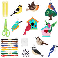 Kit De Costura De Piel De Manta Para Niños 8 Piezas Set De Manualidades DIY Animales Divertidos Con Instrucciones Para Niños De 3 a 12 Años - details 3