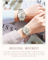 Reloj De Pulsera De Cuarzo BINBOND Para Mujer Oro Marca Top Lujo Correa De Acero Inoxidable Fecha Día Reloj Hombre Resistente Al Agua - details 5