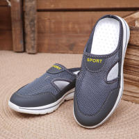 Zapatillas Casuales Para Mujer 2024 Talla Grande Transpirables Con Suela Gruesa Y Mesh Pantuflas Moda Zapatos Unisex - details 2