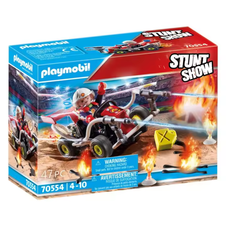 Playmobil 70554 Stuntshow Kart Bombero Stuntshow 21P70554 - 1