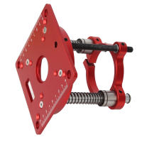 Precision Router Lift Para Tabla De Router De Carpintería Herramientas DIY Elevador De Placa De Inserto Base Para Motores De 63.5-65mm - details 6
