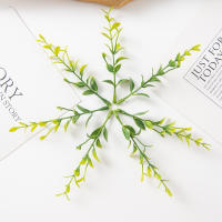 50 Pcs Hojas De Plantas Artificiales Para Decoración De Bodas Y Fiestas Navideñas Accesorio Para Arreglo Florido De Novia Decoración De Fondo De Muralla Jardín - details 5