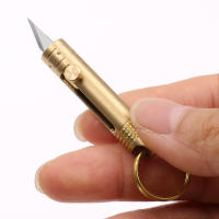 Cuchillo De Utilidad Mini Con Cadena De Llave Cuchillo Frontal De Punta De Abalorios Para Camping Y Sobrevivencia Al Aire Libre - details 4