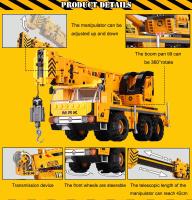 Bloques De Construcción Para Niños Camiones De Ingeniería Excavadora Bulldozer Grúa Vehículos Para Juegos Educativos De Ciudad Regalo Para Niños - details 3