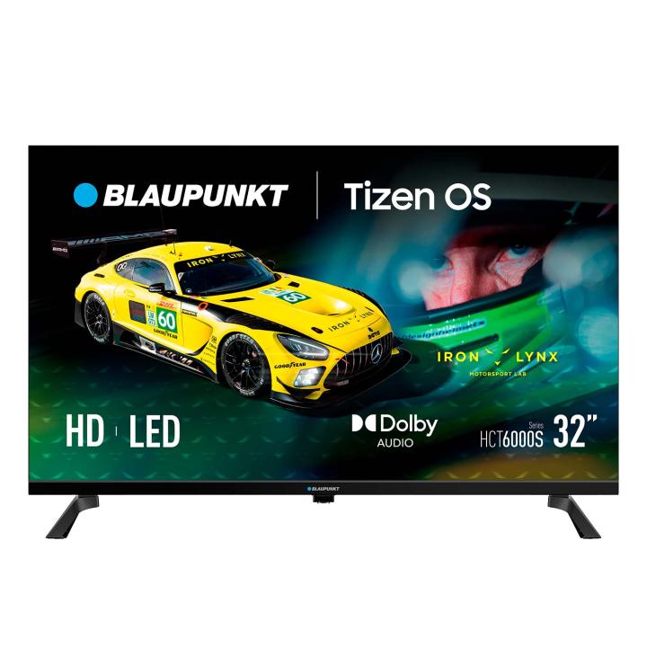 BLAUPUNKT Smart TV 32" HD LED, Tizen OS 8.0 con Wi-Fi y Bluetooth 5.1, HDMI/USB, Sintonizador DVB-C/T/T2/S2, 32HCT6000S