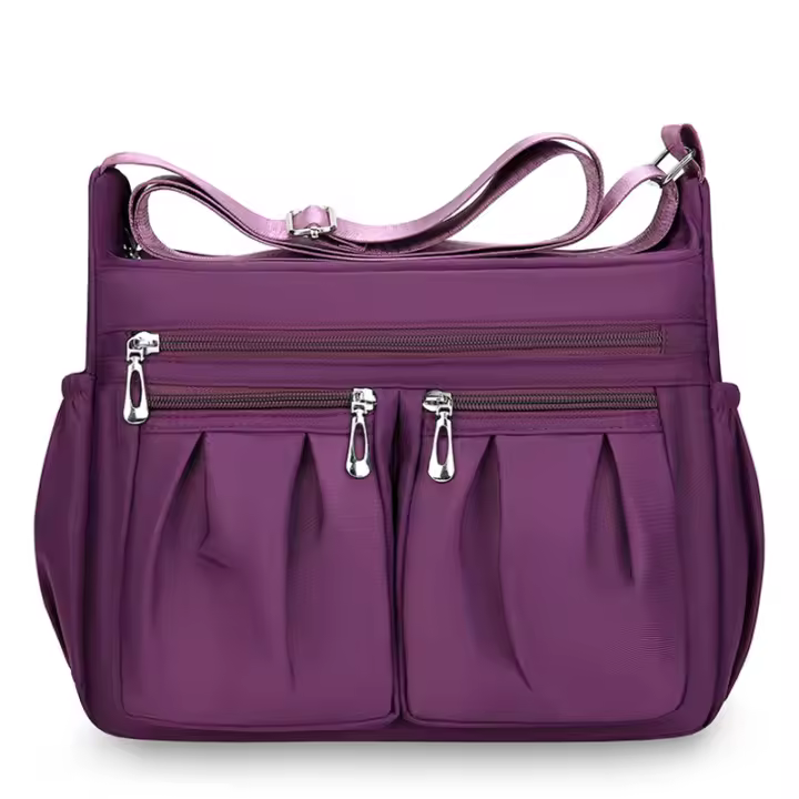 Bolso bandolera de Nailon para Mujer, Bolso de hombre multibolsos de gran capacidad, ideal para Viajes y Ocio. - 1