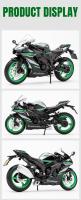 Modelo De Motocicleta Ninja ZX-10R a Escala 1:12 En Metal Con Sonido Luz Y Absorción De Choque Vehículo De Racing Para Niños - details 9