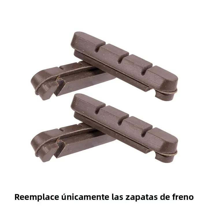 ZTTO Ruedas De Carbono Fibra Para Bicicleta De Carretera Frenos De Tira De Goma Reemplazable Bloque CNC De Aluminio Sistema De Fricción Para Rueda - 1